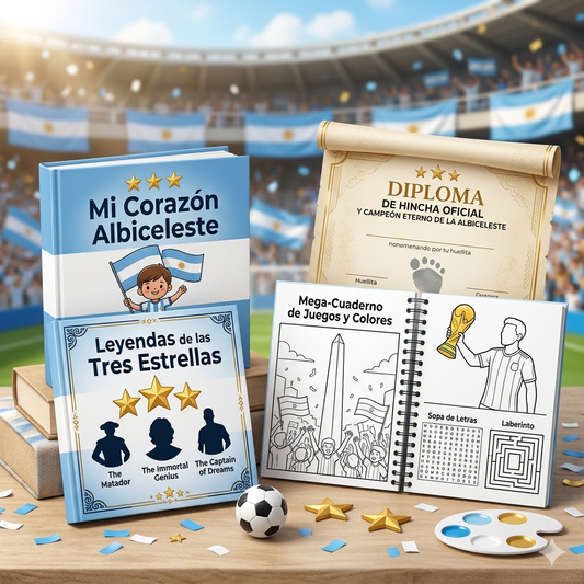 🏆 MEGA KIT - SELECCIÓN ARGENTINA: El Legado de las Tres Estrellas